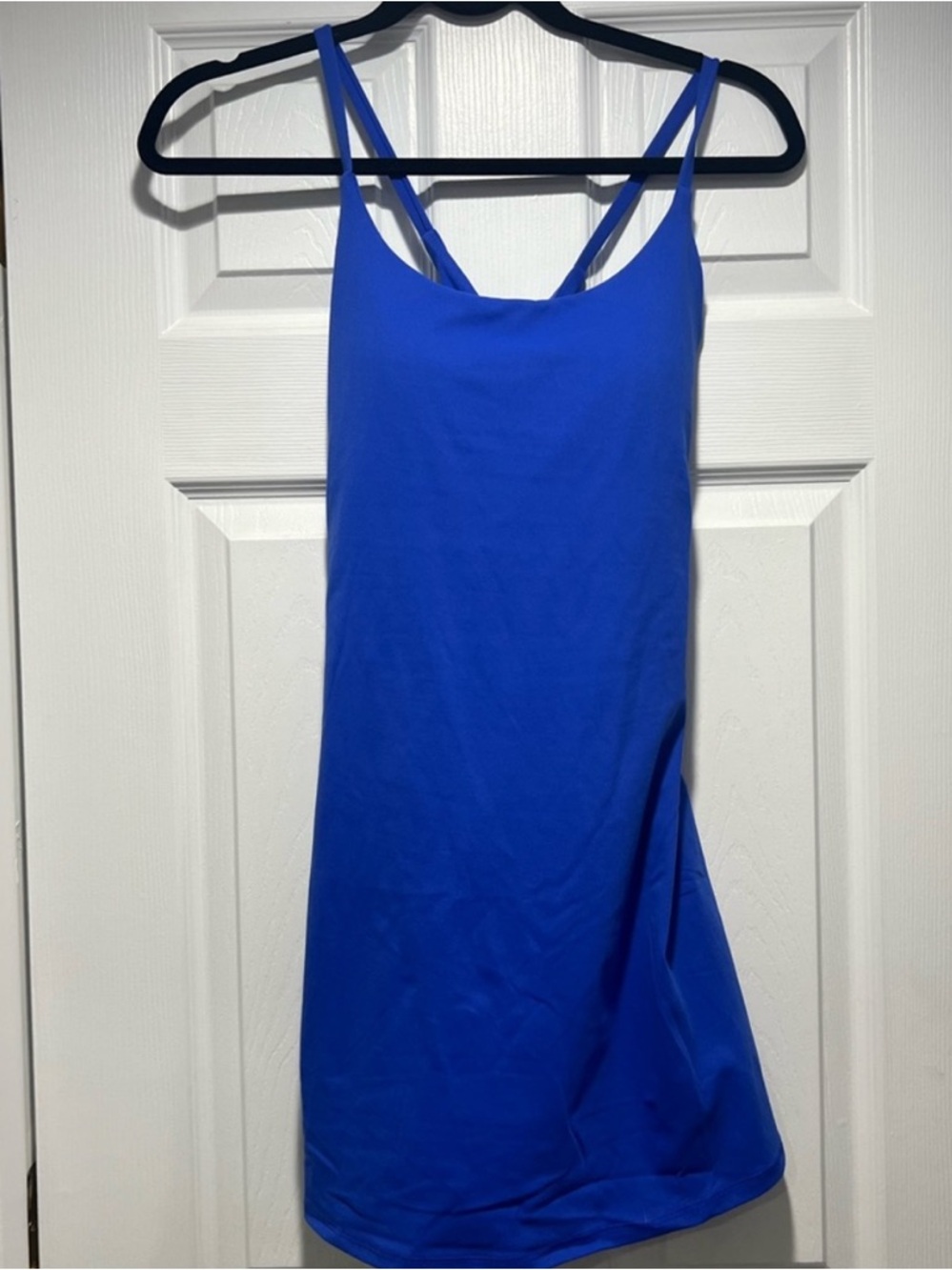 HALARA Electric Blue Backless active dress